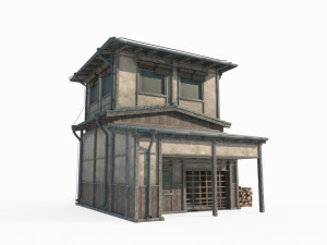 Modern Japanese Architecture and Houses Model 3D