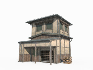 Modern Japanese Architecture and Houses Modello 3D