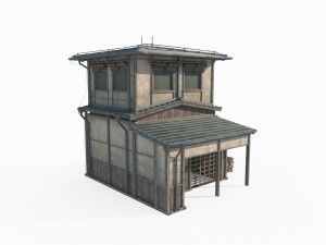 Modern Japanese Architecture and Houses Modello 3D