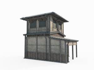 Modern Japanese Architecture and Houses Modello 3D