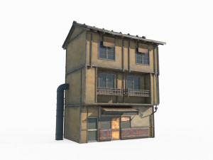 Asian Japanese Modern Architecture 3Dモデル