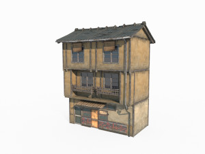 Asian Japanese Modern Architecture 3D Model