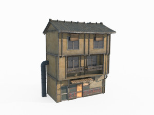 Asian Japanese Modern Architecture 3D Model