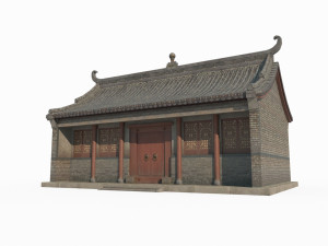 East Asian Ancient Architecture Residential Buildings Modelo 3D