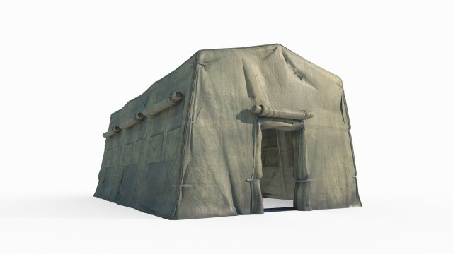 Modern military tents 3D 모델 .c4d .max .obj .3ds .fbx .stl .blend 