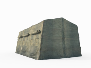 Modern military tents 3D 모델