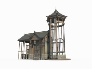 East Asian Ancient Architecture Workshop Modèle 3D