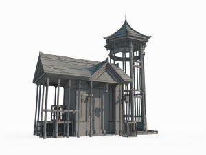 East Asian Ancient Architecture Workshop Modèle 3D
