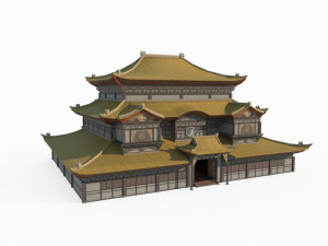 East Asian Taoist architecture palaces 3D 模型