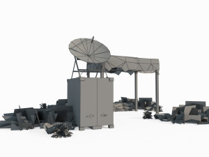 Military small campsite Model 3D