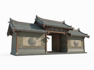 Ancient Architectural Gates in East Asia 3D 모델