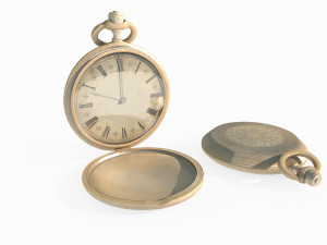 Old style pocket watch Modelo 3D