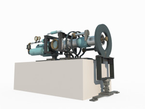 Science fiction laser transmitter 3D Model