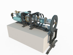 Science fiction laser transmitter 3D Model
