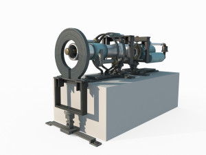 Science fiction laser transmitter 3D Model