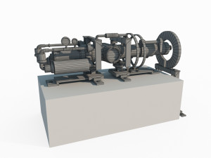Science fiction laser transmitter 3D Model