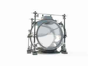 Future Science Fiction Spherical Experimental Module Modelo 3D