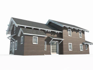 Villa di architettura moderna Modello 3D