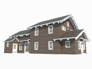 Modern Architecture Villa 3D Model