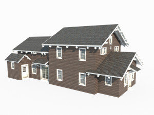 Modern Architecture Villa 3D Model