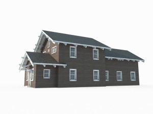 Modern Architecture Villa 3D Model