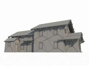 Modern Architecture Villa 3D Model