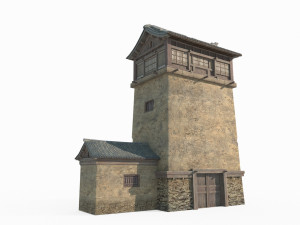 East Asian Ancient Architecture Tulou 3D Model