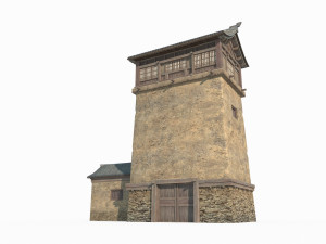 East Asian Ancient Architecture Tulou Modèle 3D