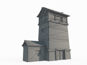 East Asian Ancient Architecture Tulou Modèle 3D