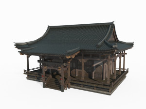 Luxury houses in ancient Asian architecture Model 3D