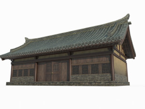 Asian Ancient House Shop 3D 모델