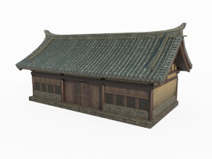 Asian Ancient House Shop 3D 모델