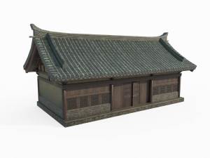 Asian Ancient House Shop 3D 모델