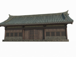 Asian Ancient House Shop 3D 모델