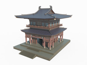 Ancient architectural palaces in East Asia 3D Model