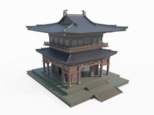 Ancient architectural palaces in East Asia 3D Model