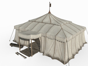 Ancient nomadic tents 3D Model