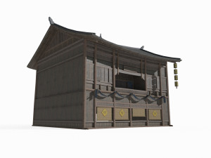 Asian Ancient Architecture Inn 3D Model