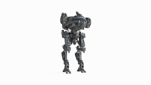 Science fiction war robots 3D 모델 .c4d .max .obj .3ds .fbx .stl .blend 
