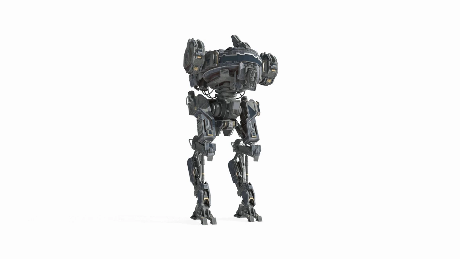 Science fiction war robots 3D Model .c4d .max .obj .3ds .fbx .stl .blend 