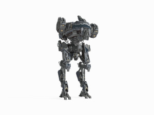 Science fiction war robots Modelo 3D
