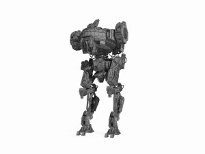 Science fiction war robots 3D Model