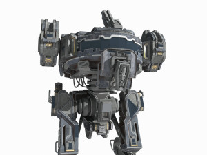 Science fiction war robots 3D 모델