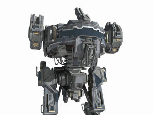 Science fiction war robots 3D Model