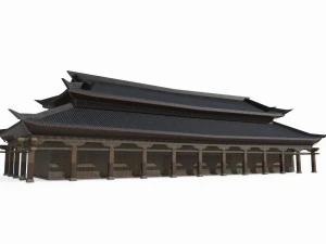 Asian Ancient Architecture Palaces 3D Model