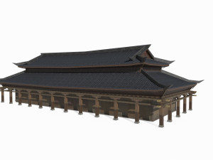 Asian Ancient Architecture Palaces Model 3D