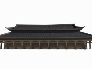 Asian Ancient Architecture Palaces Model 3D