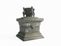 East Asian alchemy cauldron furnace 3D Модель