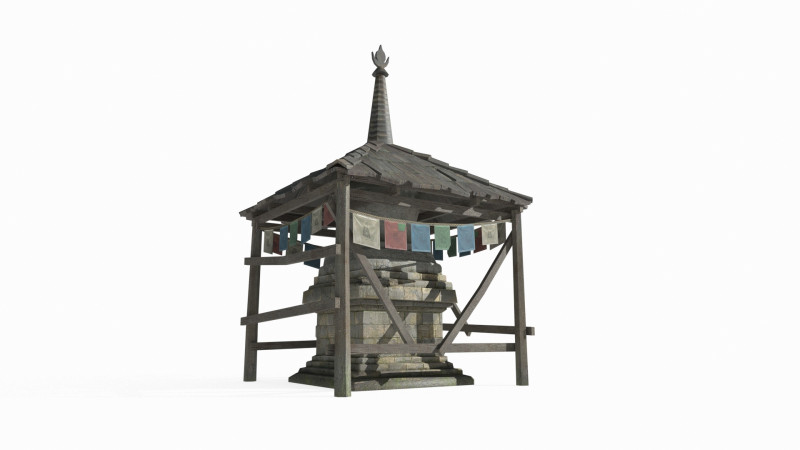 Xizang Plateau Totem 3D-Modell .c4d .max .obj .3ds .fbx .stl .blend 