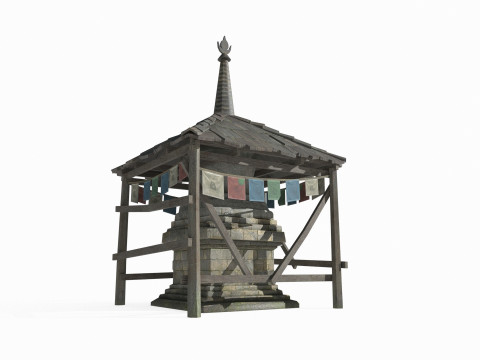 Xizang Plateau Totem 3D Model